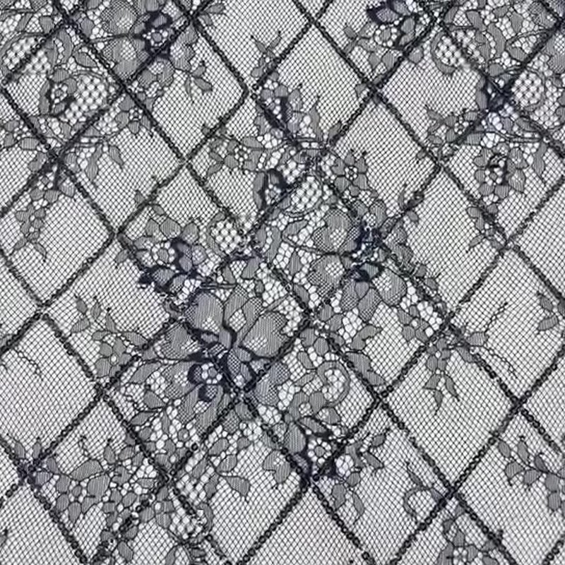 Lace Fabric Dress Sequin Polyester for Women's Wear Wholesale Supplier 15